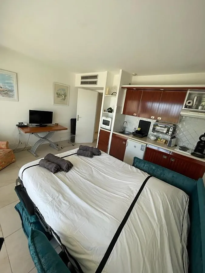 Apartmán Pan0 - Studio Avec Belle Et Grande Terrasse Vue Mer Cannes